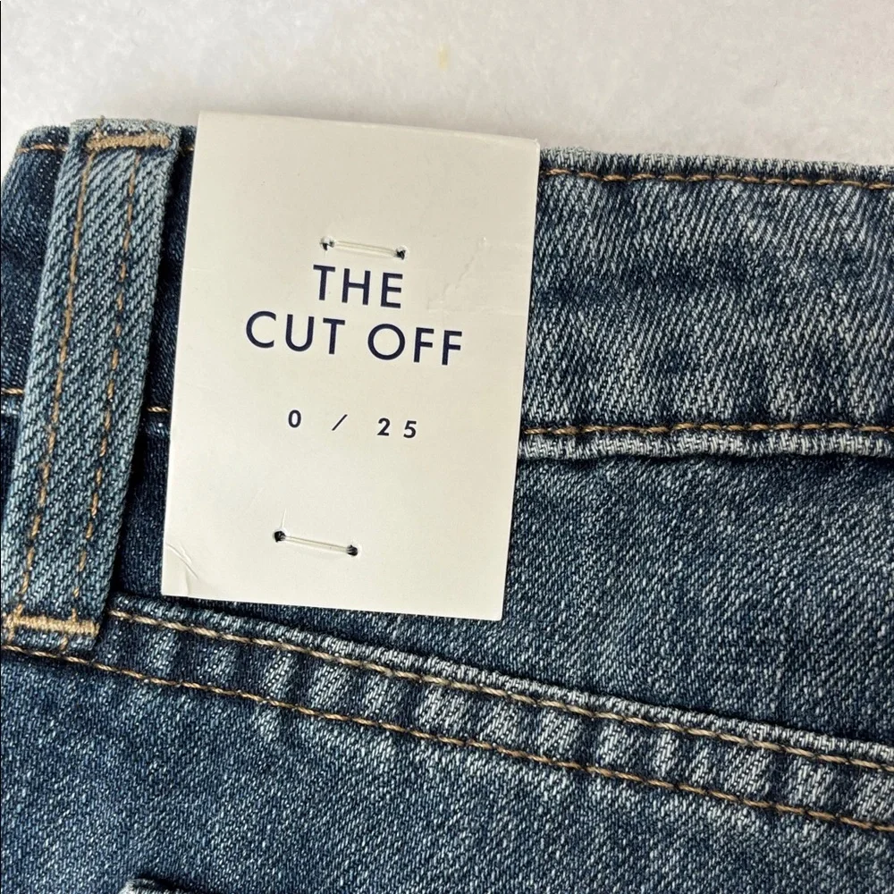Lucky Brand Women’s Sz0/25 Dark‎ Blue Denim Cutoff Shorts Get Ready For Spring